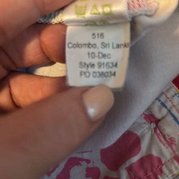 Lilly Pulitzer Callahan Rollin’ Turtles Patchwork Shorts Size 0 - Picture 9 of 10